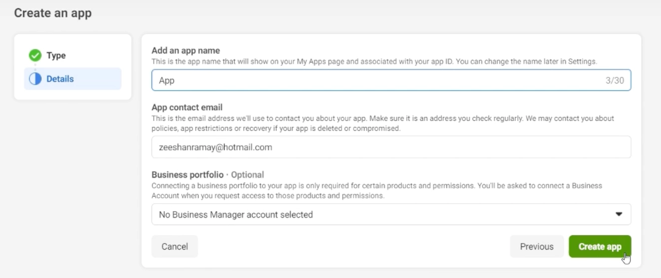 Step 4: Name Your App